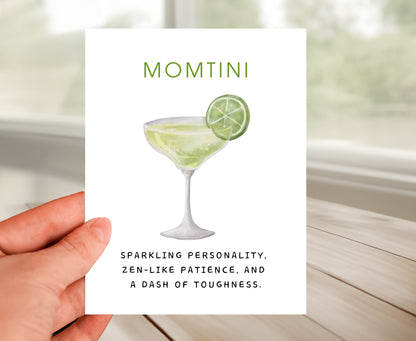 Thank You Mother Card, MOMTINI Appreciation
