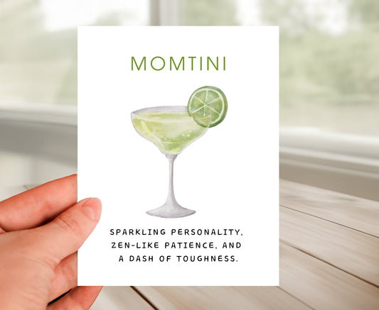 Thank You Mother Card, MOMTINI Appreciation