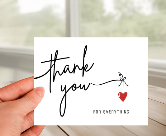 Thank You Card - For Everyday