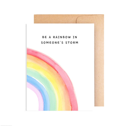 Thank You Card - A Rainbow In Someone Storm
