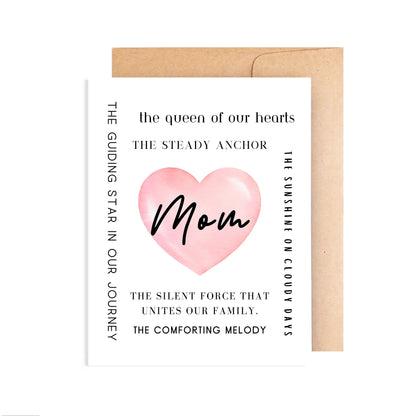 Messages To Mom Card
