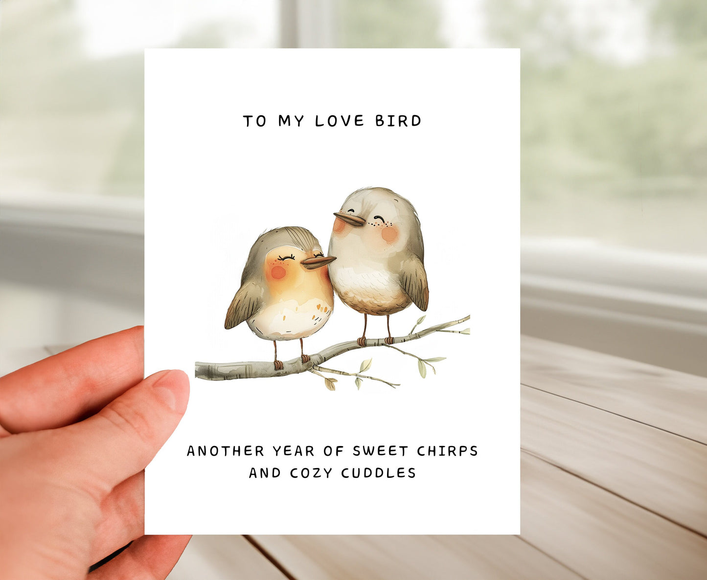 Relationship Card - Cozy Love Birds