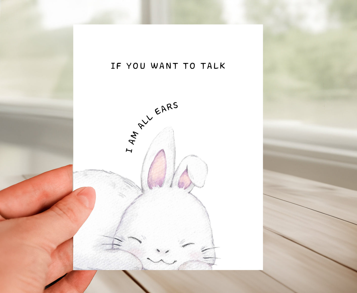 Friendship Card - If You Want To Talk