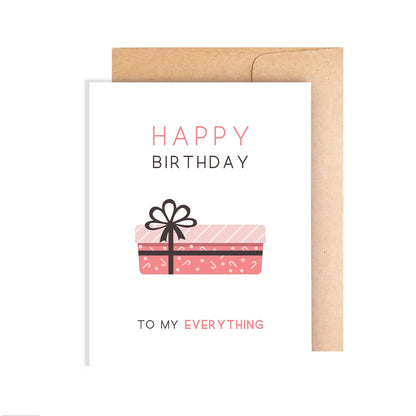 Happy Birthday Card - My Everything