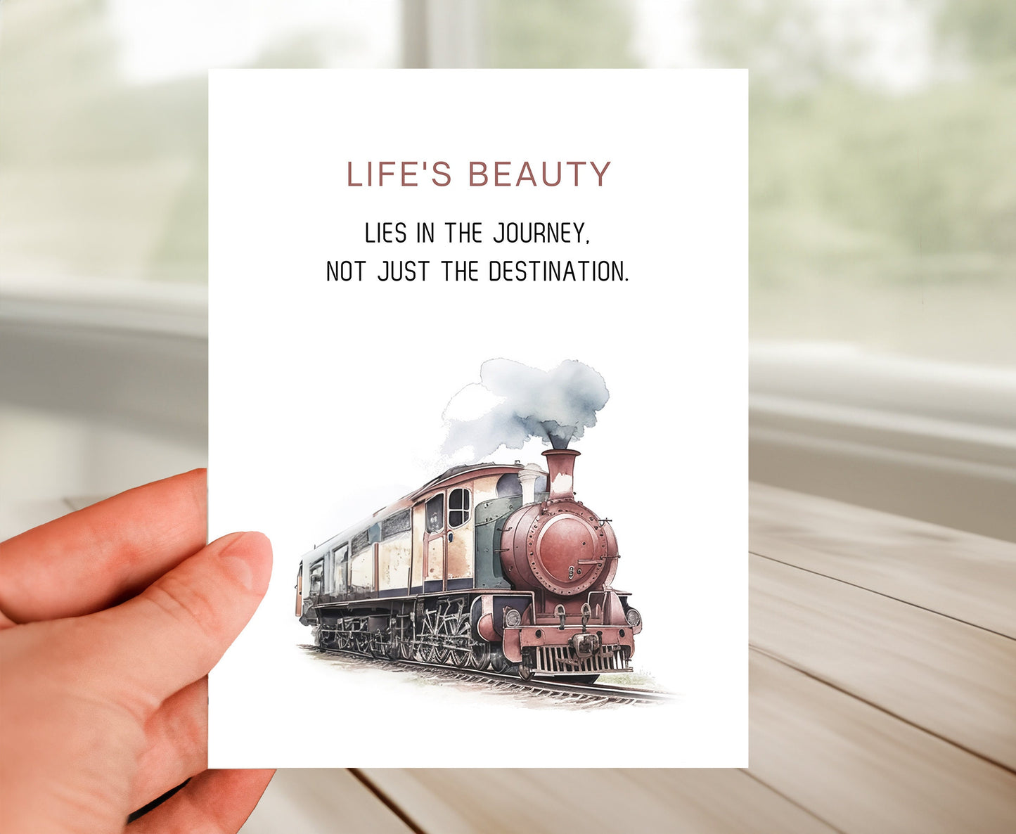 Inspirational Card - Life's Beauty