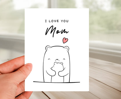 I Love You, Mom Card