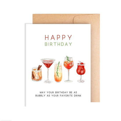 Happy Birthday Card - Happy Hour