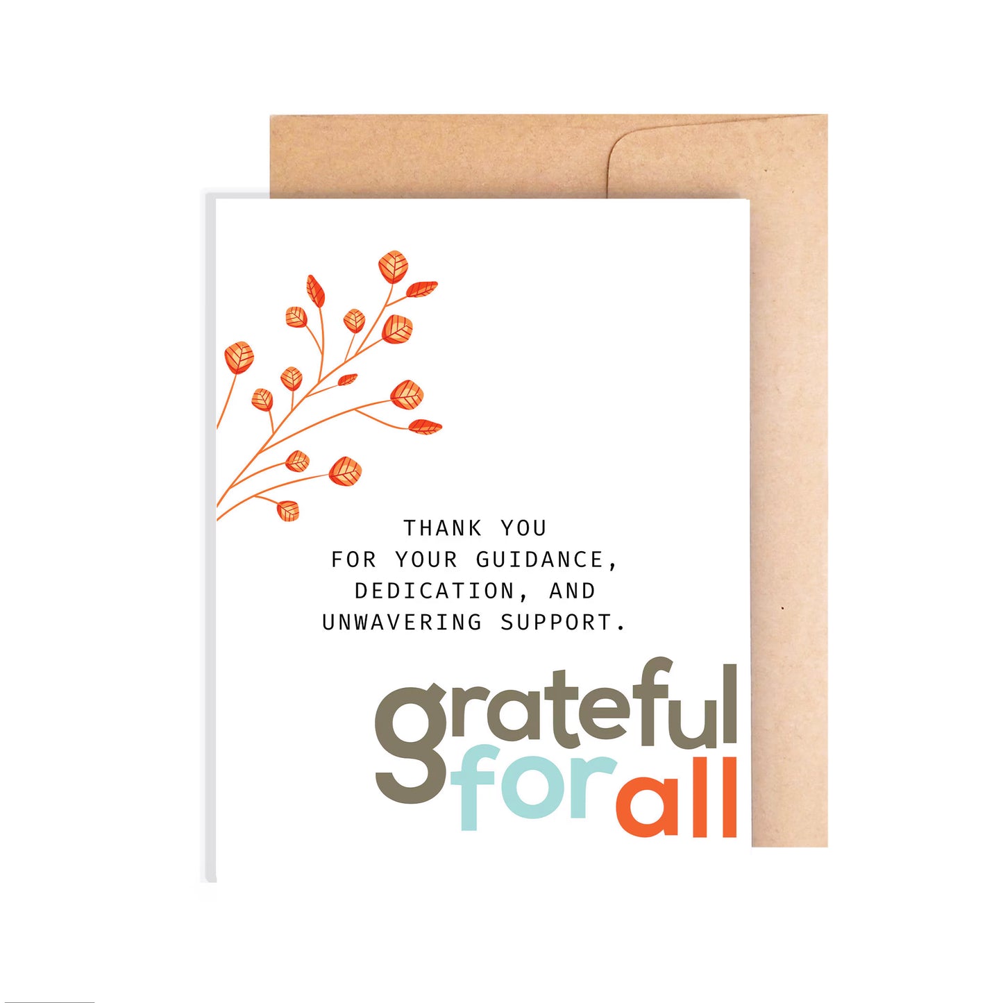 Thank You Greeting Card - Grateful for All