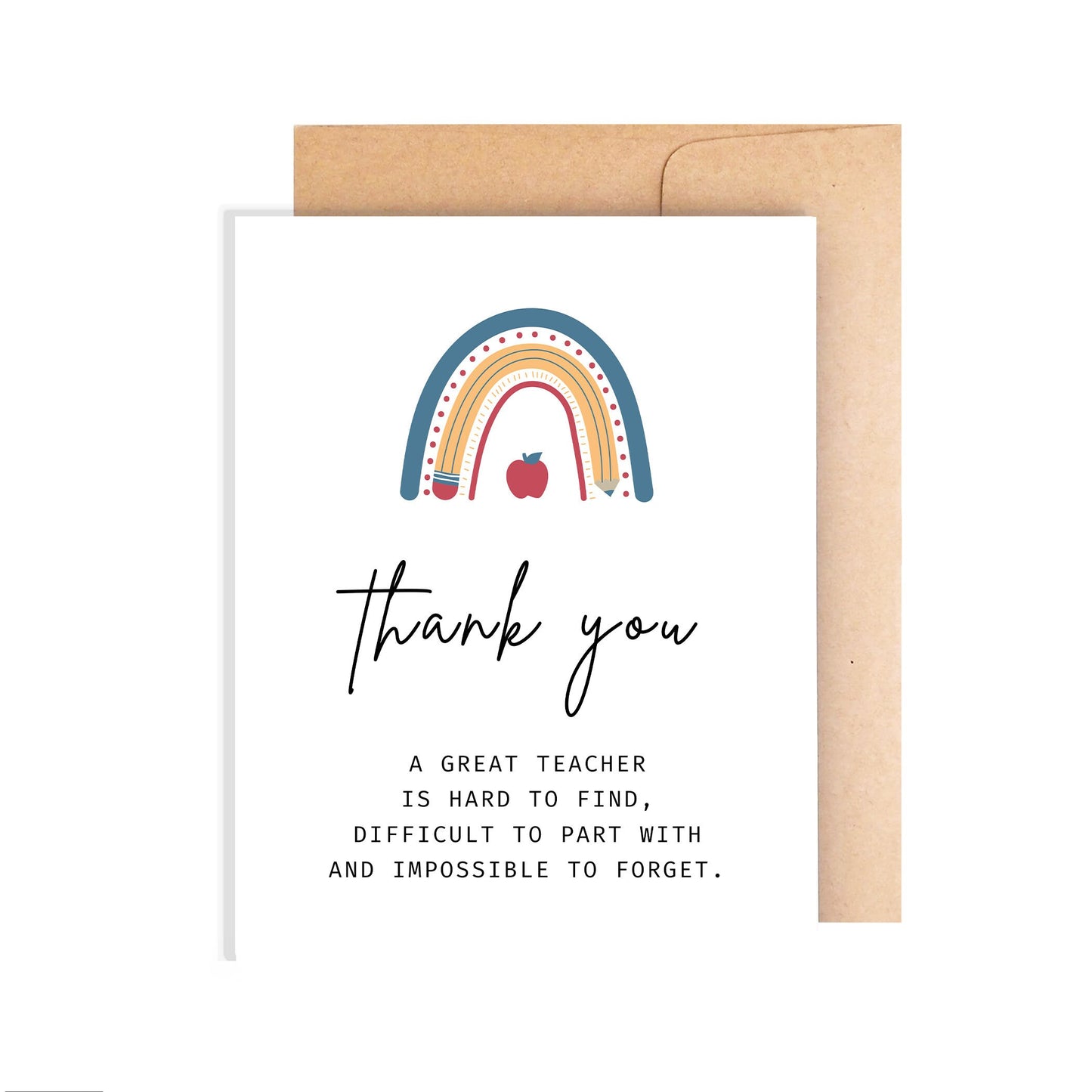 Thank You Card for Teacher