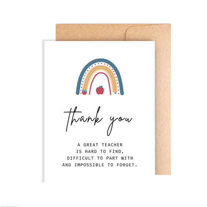 Thank You Card for Teacher