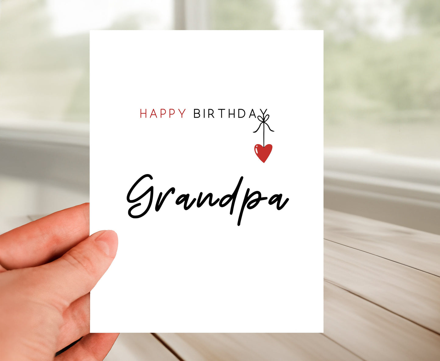 Happy Birthday Card  To Grandpa