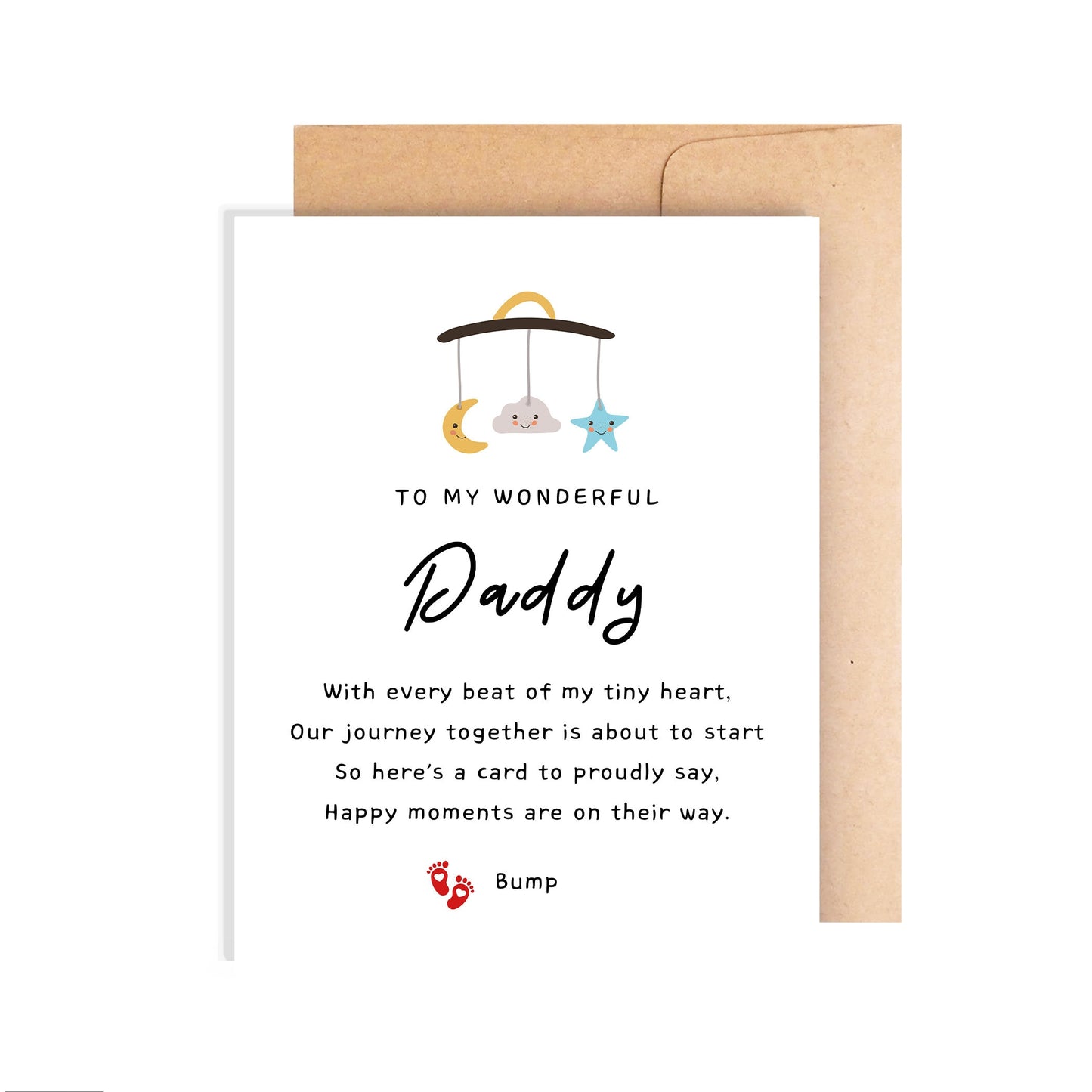 Pregnancy Announcement Card for Daddy