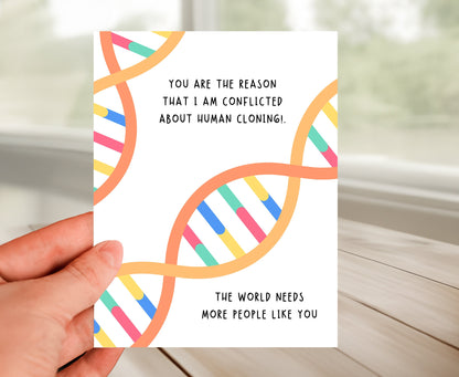 Thank You Greeting Card - DNA Humor