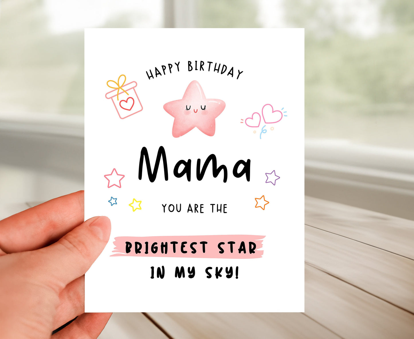 Happy Birthday Card To Mom - Star In My Sky