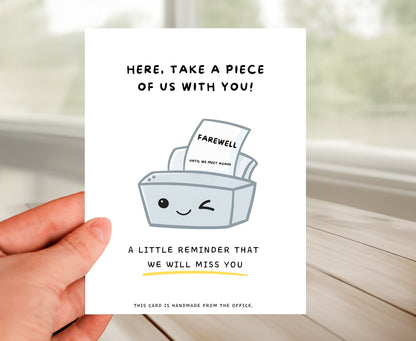 Farewell Card - Office Humor