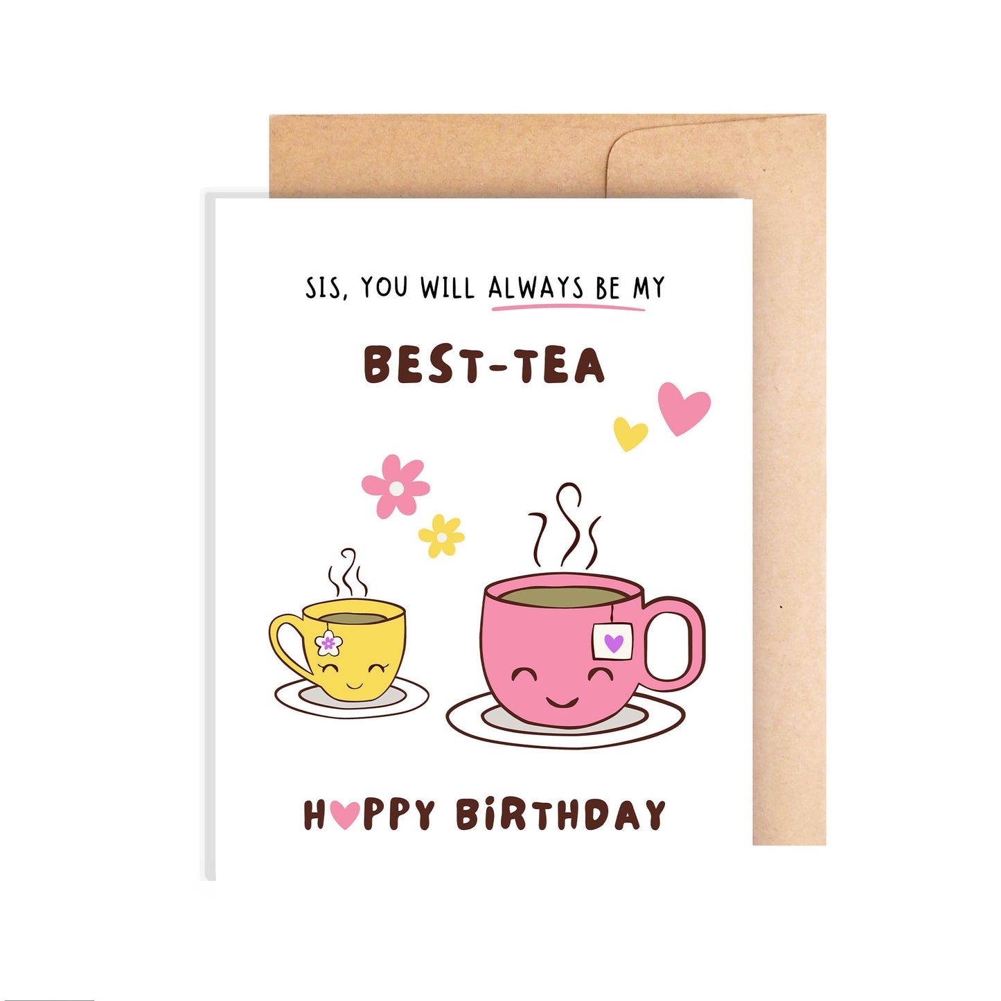Best Tea Birthday Card for Sister