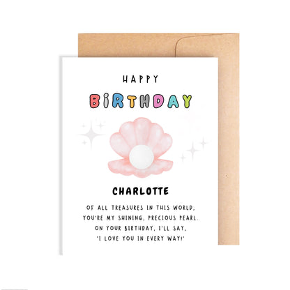 Personalized Happy Birthday Poem Card