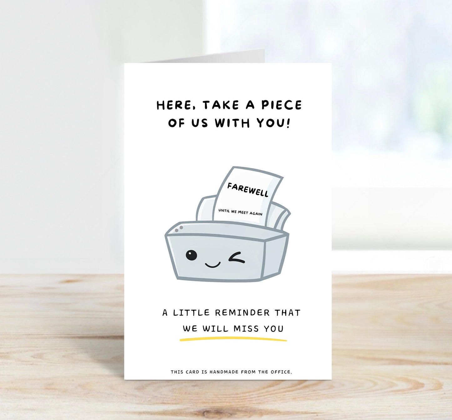 Farewell Card - Office Humor