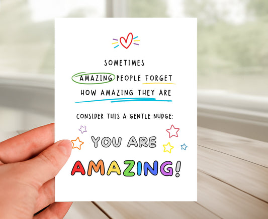 Thank You Card - You Are Amazing
