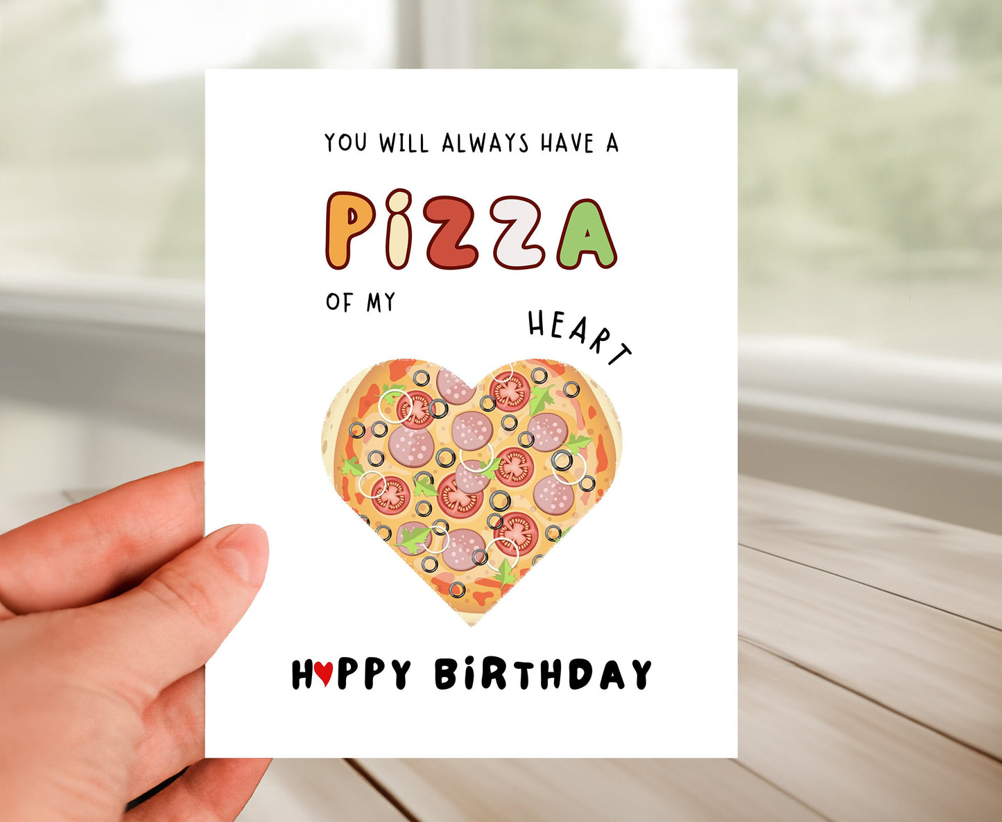 Pizza Lover Birthday Card