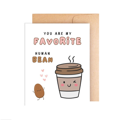Relationship Card - My Favorite Human Bean
