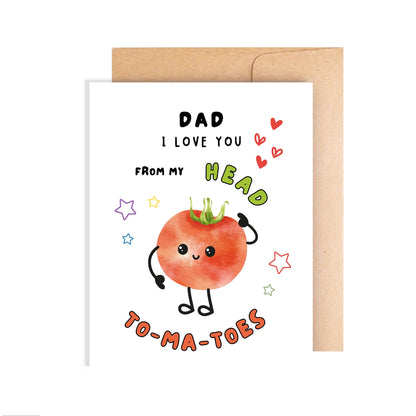 I Love You, Dad, From Head To Toes Card