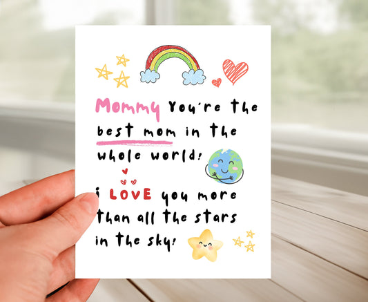 Best Mommy Card