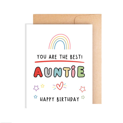 Happy Birthday Card To Auntie