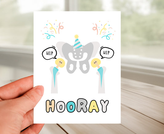 Happy Birthday Card - HIP HIP HOORAY