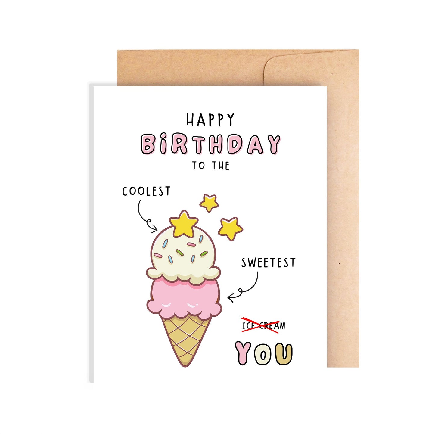 Happy Birthday Card for Friend - "The Coolest Friend!"