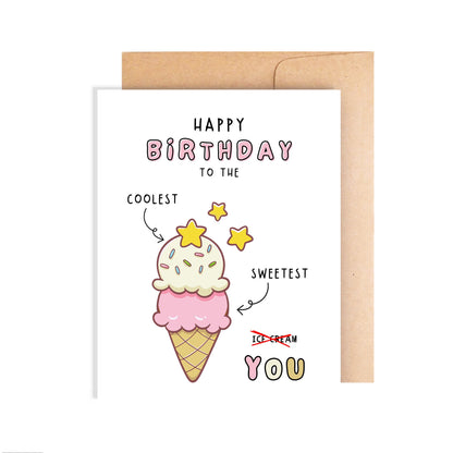 Happy Birthday Card for Friend - "The Coolest Friend!"