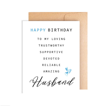 Happy Birthday Card for Husband