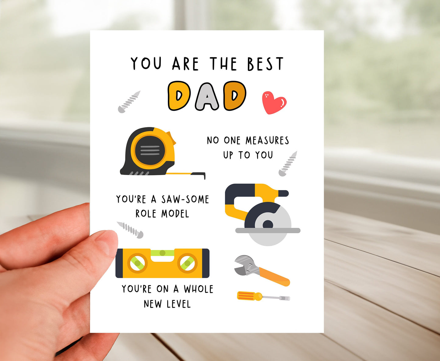 The Best Dad Card