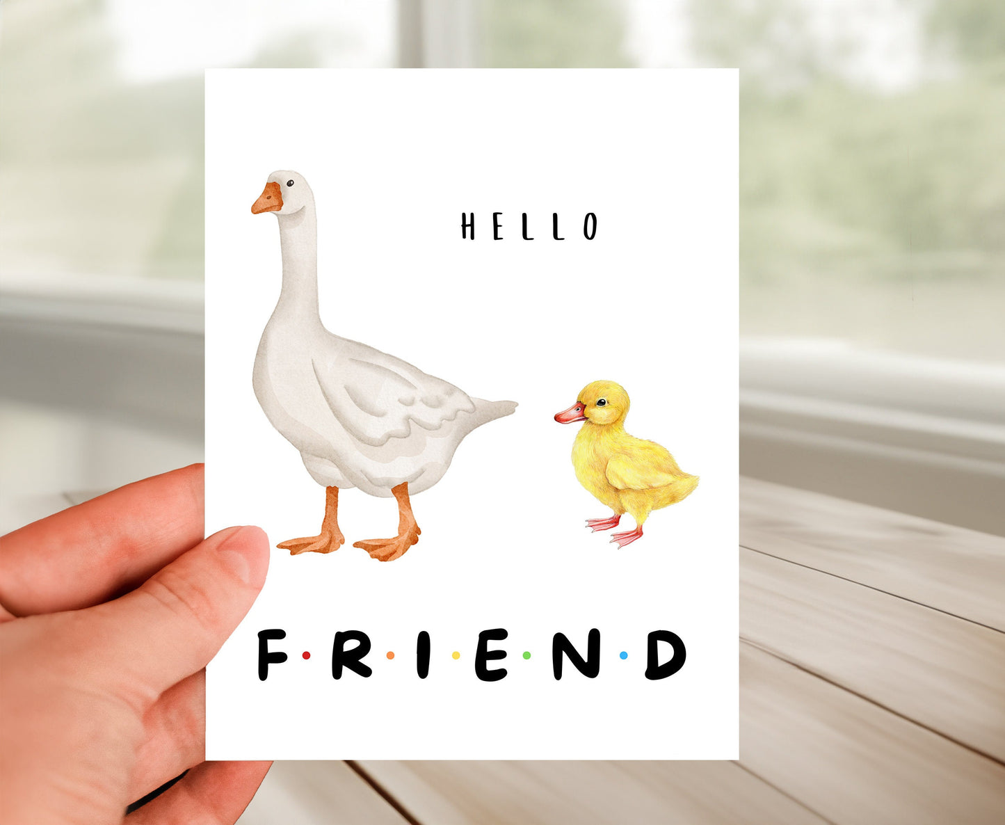 Friendship Card - Hello FRIEND