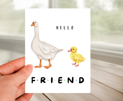Friendship Card - Hello FRIEND