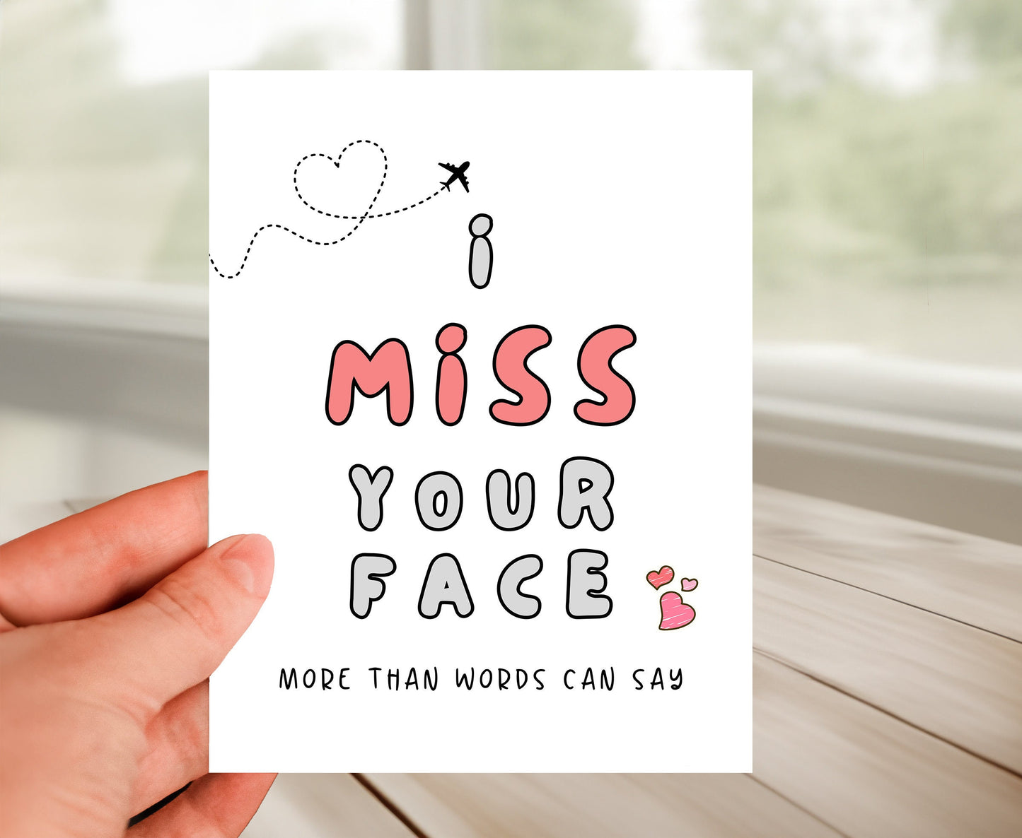 Relationship Card - I Miss Your Face