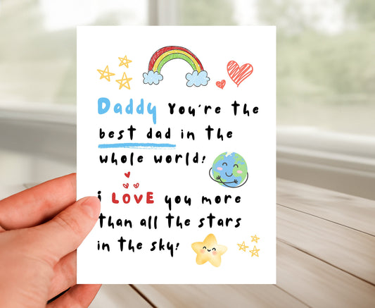 Best Daddy Card
