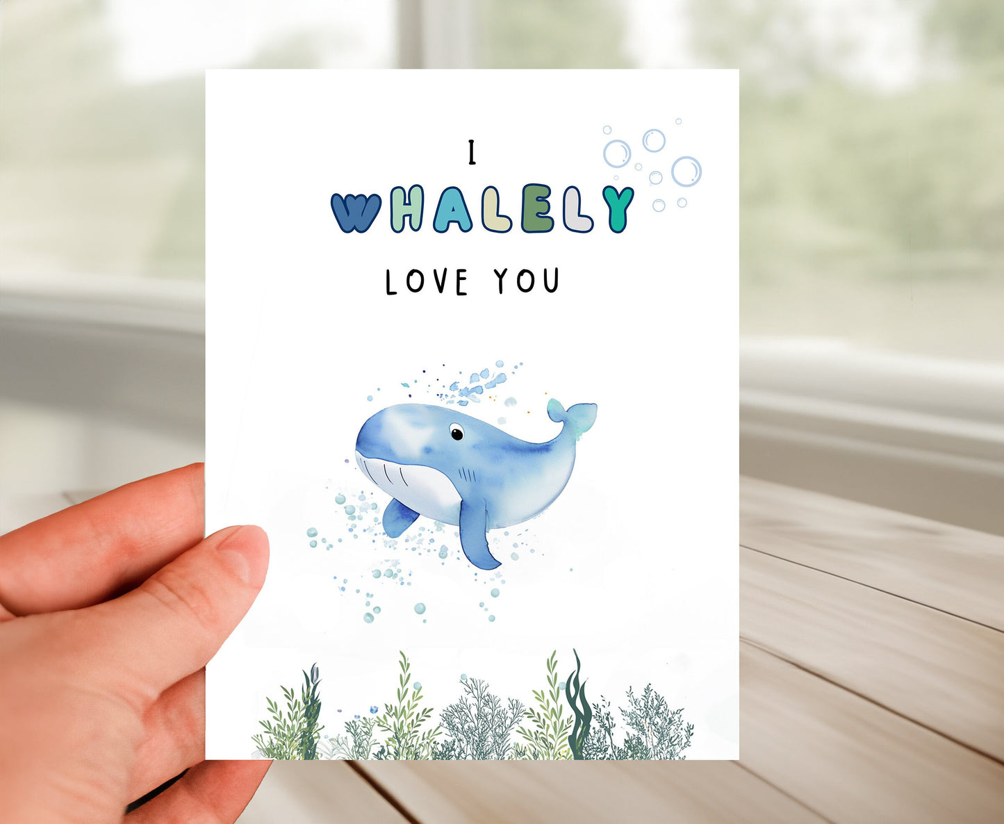 Relationship Card - I Whale Love You