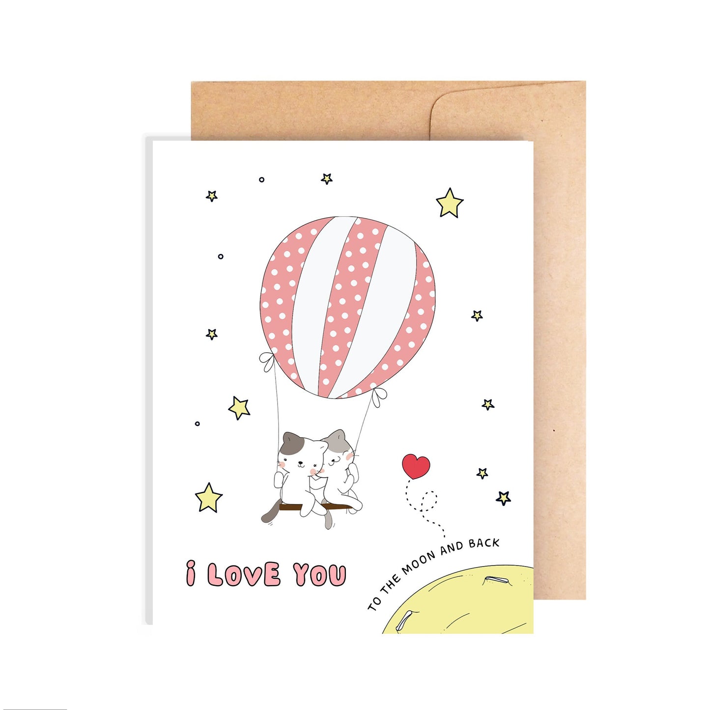 Relationship Card - Love You to The Moon and Back