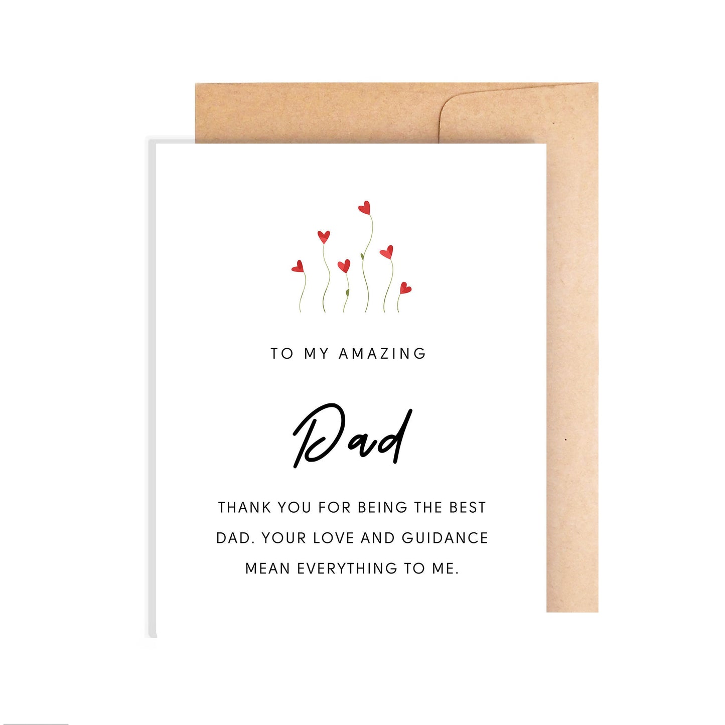 My Amazing Dad Poem Card