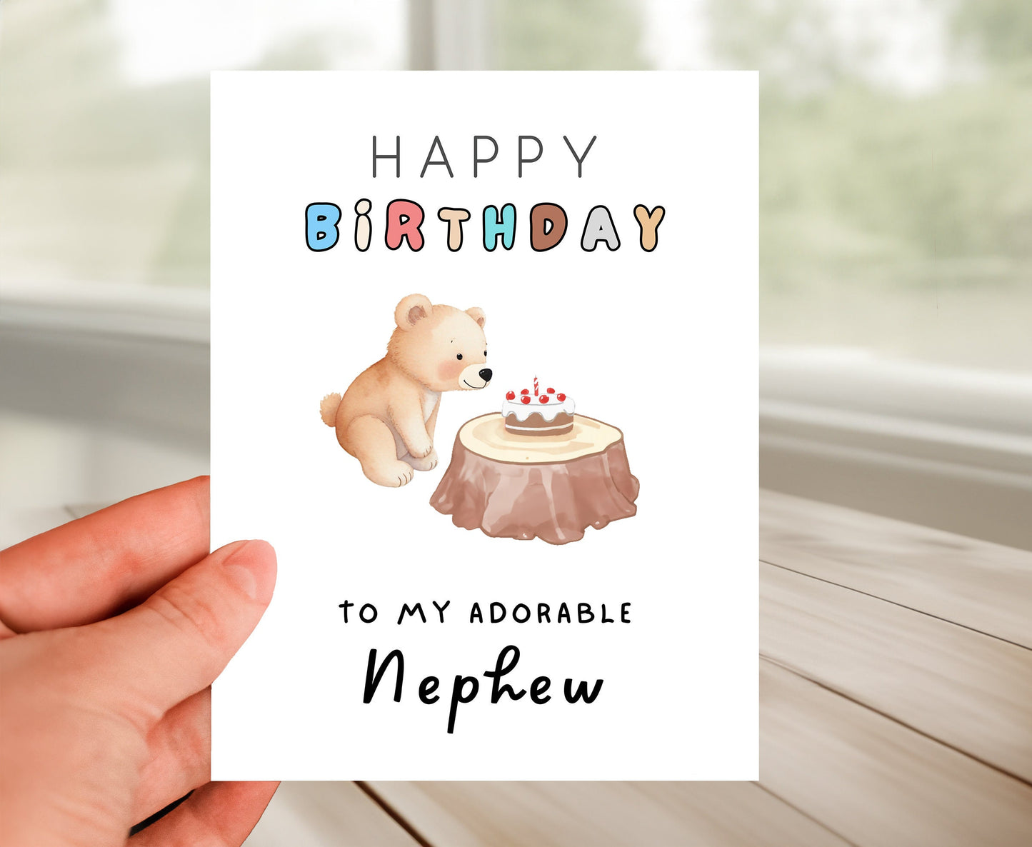 Happy Birthday Card For Nephew