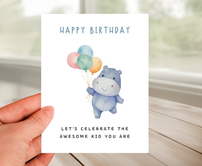 Happy Birthday Card for Kids