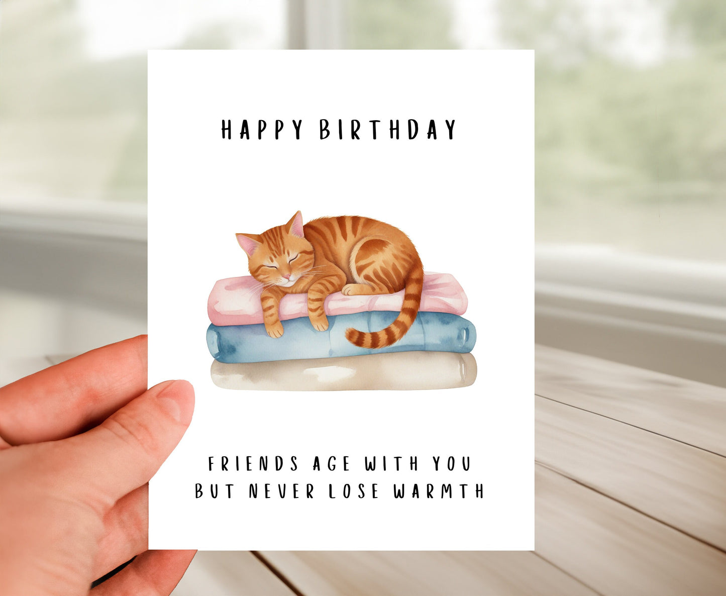 Happy Birthday Card - Friends Never Lose Warmth