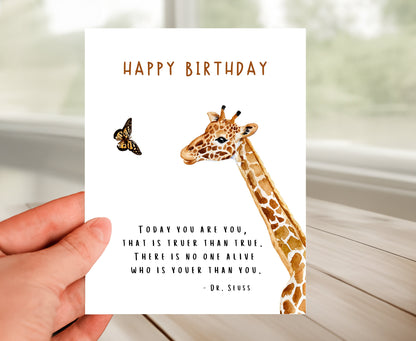 Happy Birthday Card - You Are You