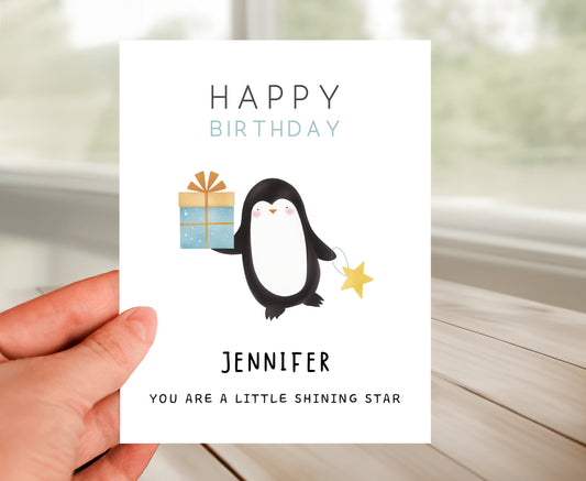 Personalizable Child's Birthday Card