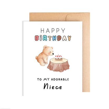 Happy Birthday Card For Niece
