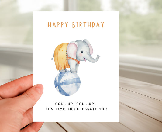 Happy Birthday Card - Time To Celebrate You