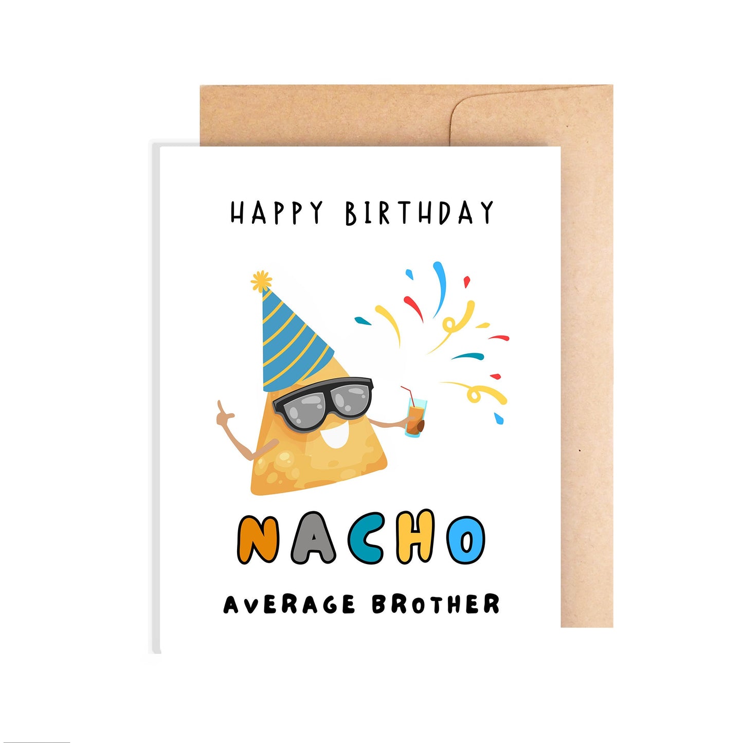 Happy Birthday To Brother Card