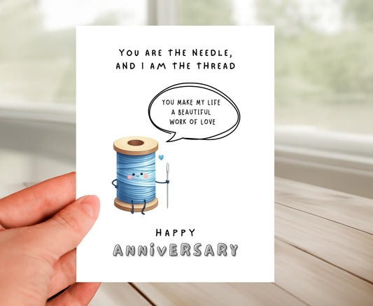 Anniversary Card - A Beautiful Work of Love