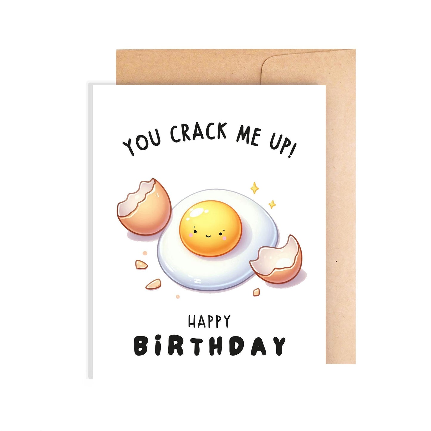 Happy Birthday Card - You Crack Me Up